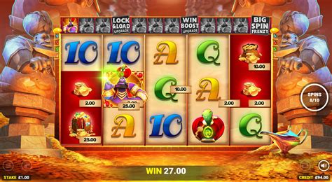 genie jackpots big spin frenzy game  Spin the reels with wilds and get to the free spins round for prize upgrades, respins, gold coin collections, and more